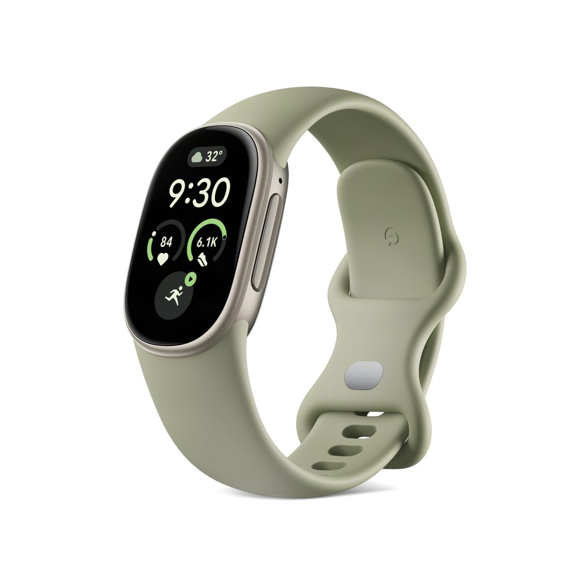 Fitbit Edge, Olive & Satin Pyrite.
