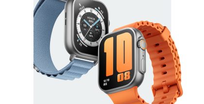 Honor Watch Fit 6 kahdella erilaisella rannekkeella.