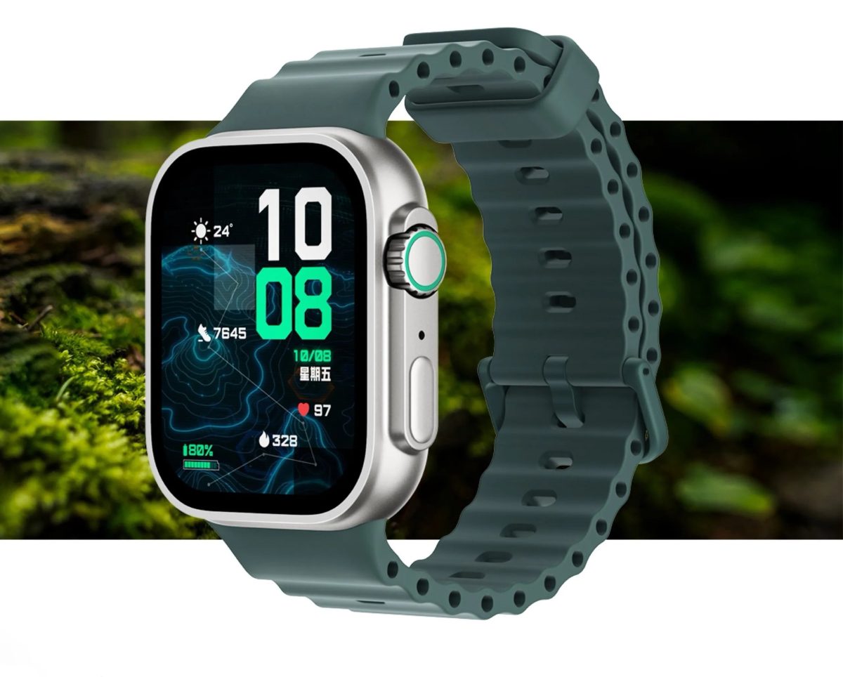Honor Watch Fit 6 vihreällä rannekkeella.