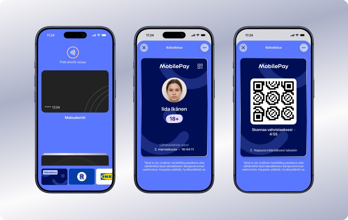 MobilePaylla voi nyt todistaa ikänsä.