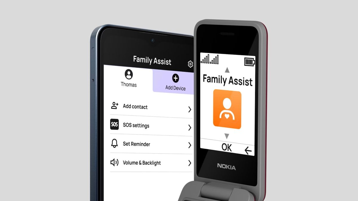 Family Assist on Nokia 2360 Flipin erikoisuus.