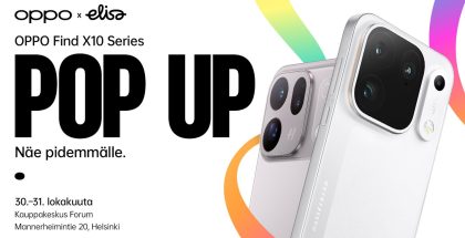 Oppo Find X10 -puhelimet ovat esittelyssä ja myynnissä pop-up-tapahtumassa Forumissa Helsingissä 30.-31. lokakuuta.