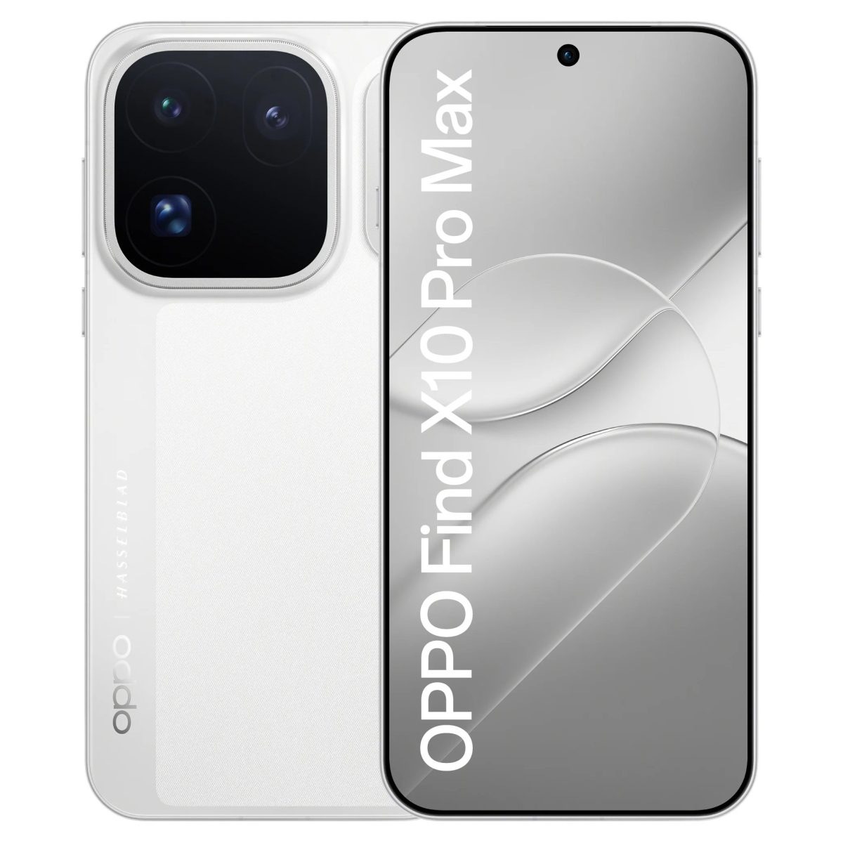 Oppo Find X10 Pro Max, valkoinen.